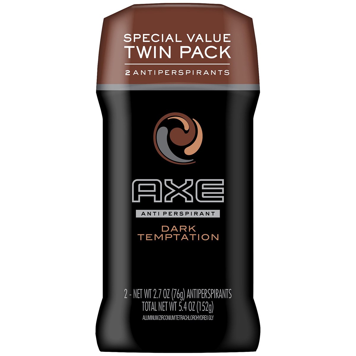 AXE Dark Temptation Antiperspirant Deodorant Stick for Men, 2.7 oz Twin Pack Avelisse