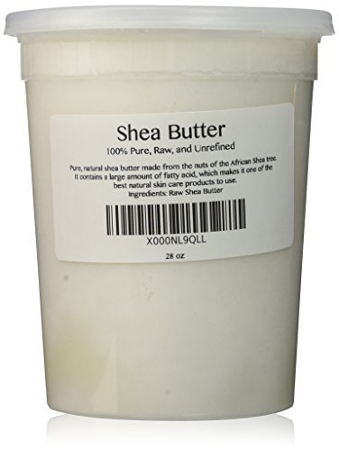 100% Pure Unrefined Raw Shea Butter - 28 oz | African Ghana Shea Nut Moisturizer Avelisse