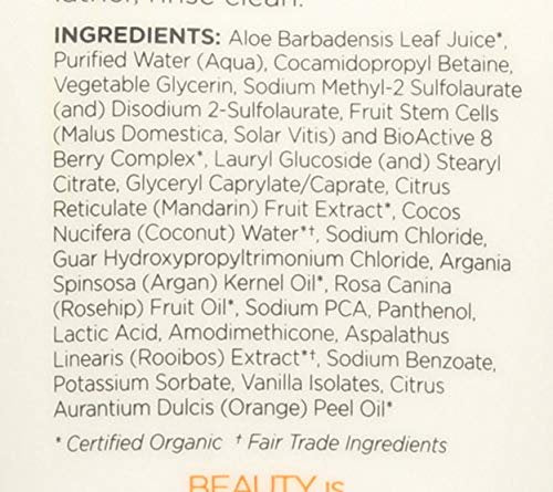 Andalou Naturals Mandarin Vanilla Vitalizing Shower Gel - 8.5 oz - görsel 6