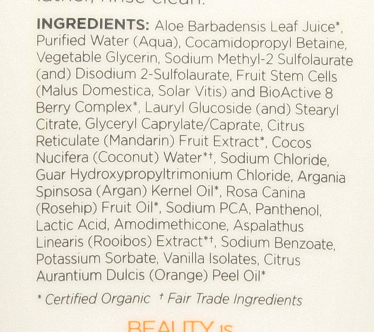 Andalou Naturals Mandarin Vanilla Vitalizing Shower Gel - 8.5 oz - görsel 5