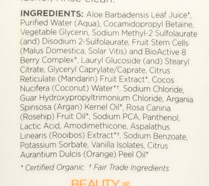 Andalou Naturals Mandarin Vanilla Vitalizing Shower Gel - 8.5 oz