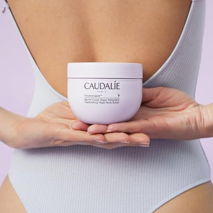Caudalie Vinotherapist Replenishing Vegan Body Butter – Shea Butter & Grape-Seed Oil for Dry, Eczema-Prone Skin (250 mL)