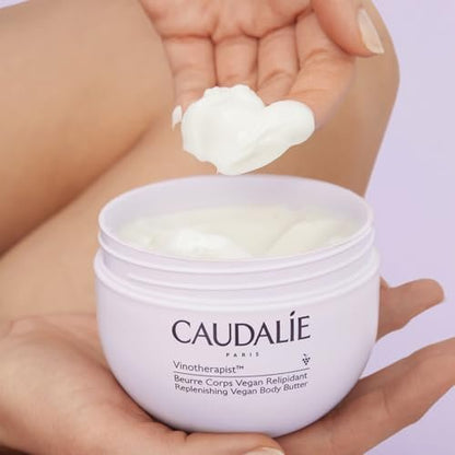 Caudalie Vinotherapist Replenishing Vegan Body Butter – Shea Butter & Grape-Seed Oil for Dry, Eczema-Prone Skin (250 mL)