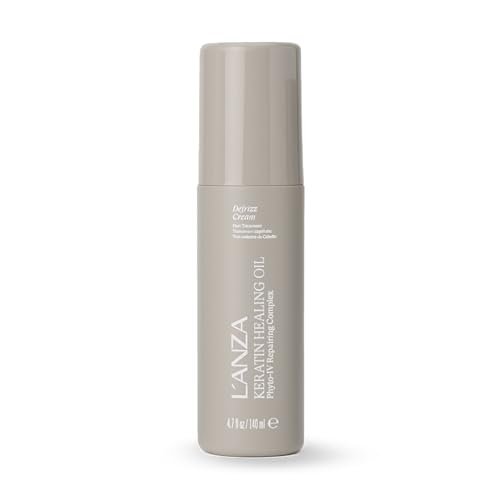 L'ANZA Keratin Healing Oil De-Frizz Cream - Anti-Humidity Smoothing Cream for Soft Control, Strength & Shine, Color Safe, Sulfate Free (4.7 Fl Oz) Avelisse