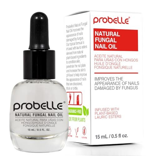 Probelle Natural Renewal Nail Oil – Restore Discolored & Damaged Nails, Clear Topical Solution, 0.5 oz Avelisse
