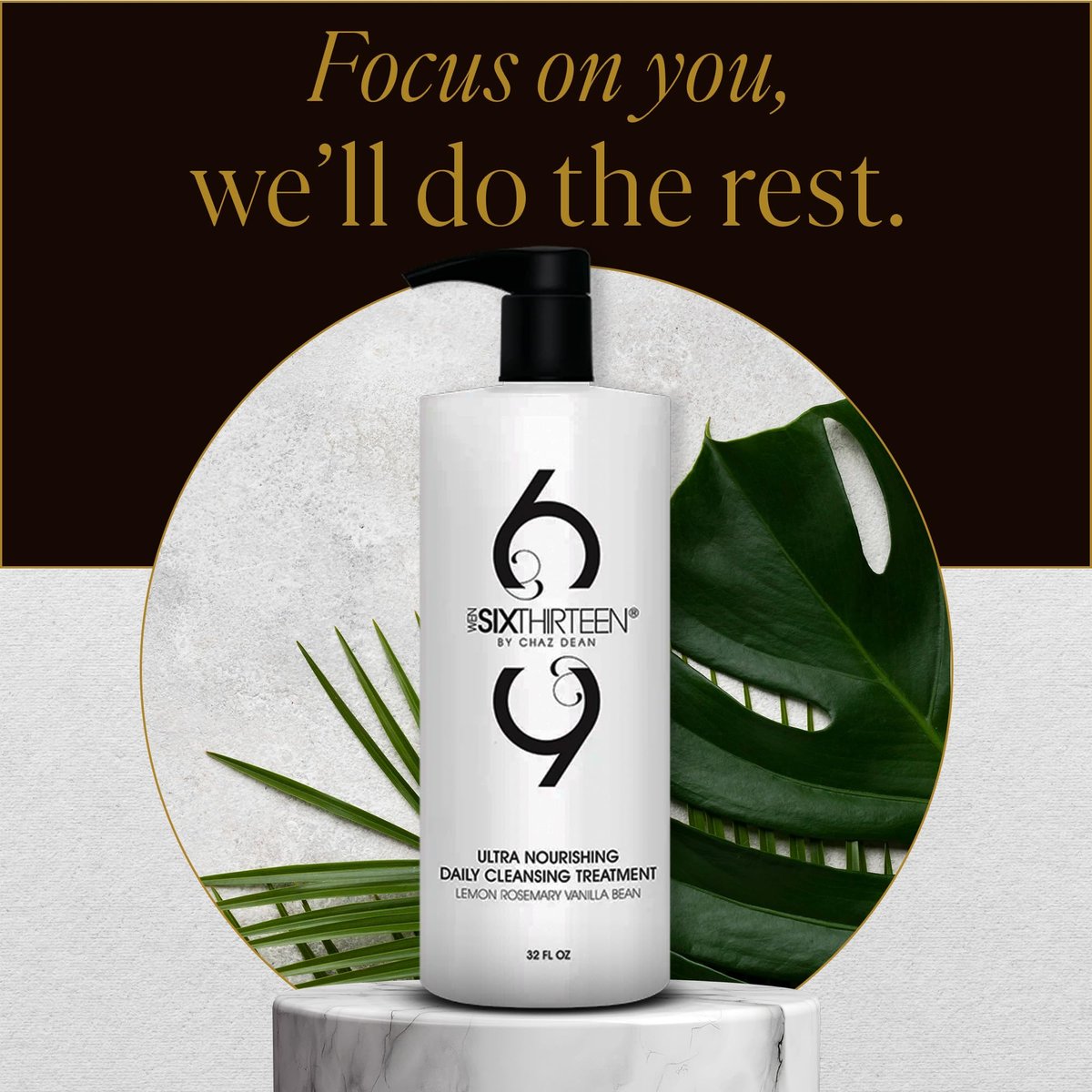 WEN 613 by Chaz Dean Cleansing Conditioner - Lemon Rosemary Vanilla Bean, 32 oz Avelisse