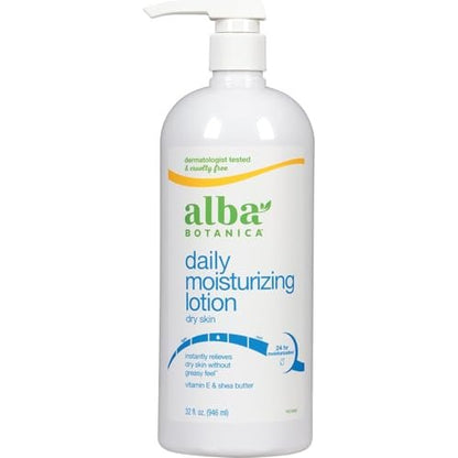 Alba Botanica Very Emollient Body Lotion, Maximum, 32 oz - Intense Moisture for Dry Skin Avelisse