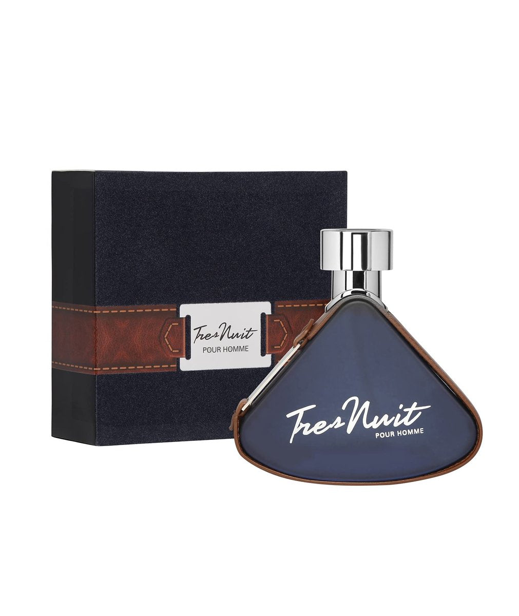 Armaf Tres Nuit Pour Homme Eau de Toilette for Men - 3.4 oz (100ml) Spray, Fresh & Sophisticated Scent Avelisse
