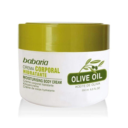 Babaria Body Cream Olive Oil – 250 ml – Deeply Nourishing & Moisturizing