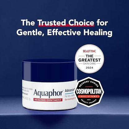 Aquaphor Healing Ointment Advanced Therapy Skin Protectant - 0.25 oz Jar (Pack of 6) Avelisse