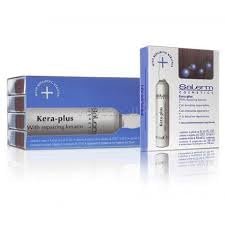 Salerm Kera-Plus Repairing Keratin Deep Conditioner - 0.34 Fl Oz (Pack of 4) Avelisse