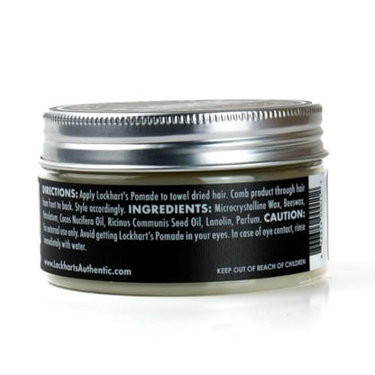 Lockhart's Heavy Hold Pomade - World's Strongest Oil Based Pomade for Men, Humidity & Sweat Proof, Low Shine, Coco Vanilla Scent, 3.4 oz