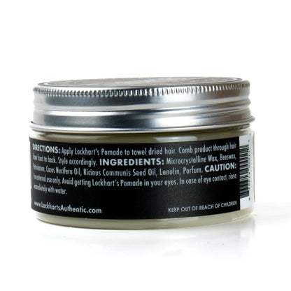 Lockhart's Heavy Hold Pomade - World's Strongest Oil Based Pomade for Men, Humidity & Sweat Proof, Low Shine, Coco Vanilla Scent, 3.4 oz