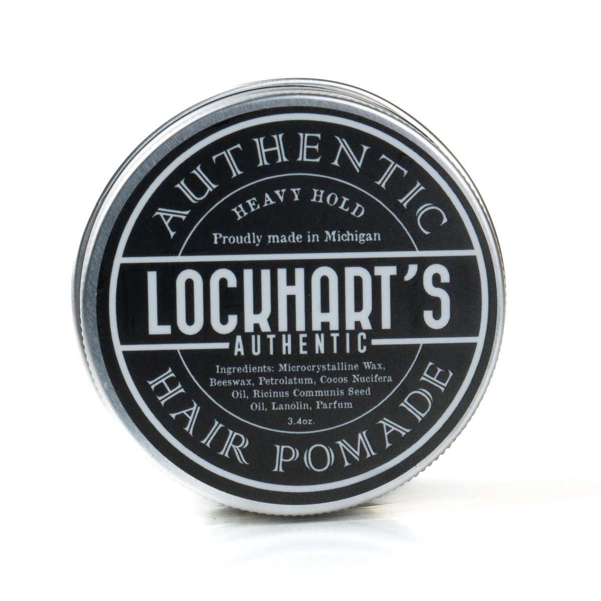 Lockhart's Heavy Hold Pomade - World's Strongest Oil Based Pomade for Men, Humidity & Sweat Proof, Low Shine, Coco Vanilla Scent, 3.4 oz - görsel 11