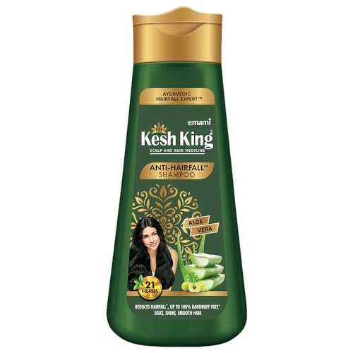 KESH KING Anti Hairfall Shampoo – 21 Ayurvedic Herbs & Aloe Vera for Healthy, Nourished Scalp & Shiny, Smooth Hair (6.76 Fl Oz/200ml) - görsel 2