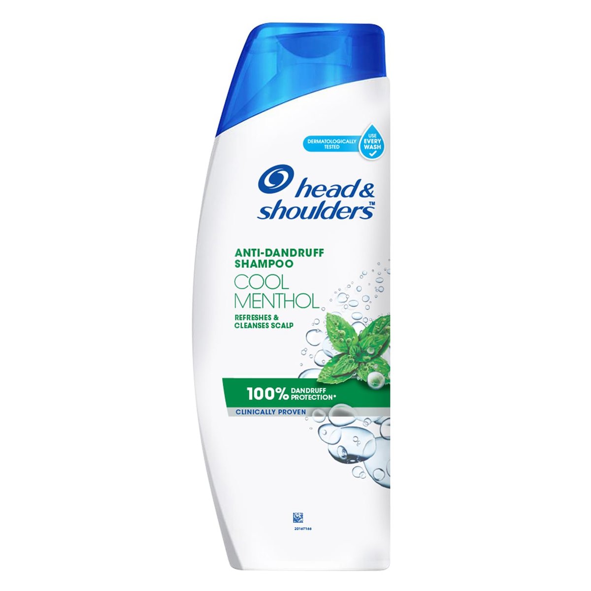 Head & Shoulders Anti-Dandruff Cool Menthol Shampoo, 340ml – Dandruff Relief & Scalp Cooling - görsel 1