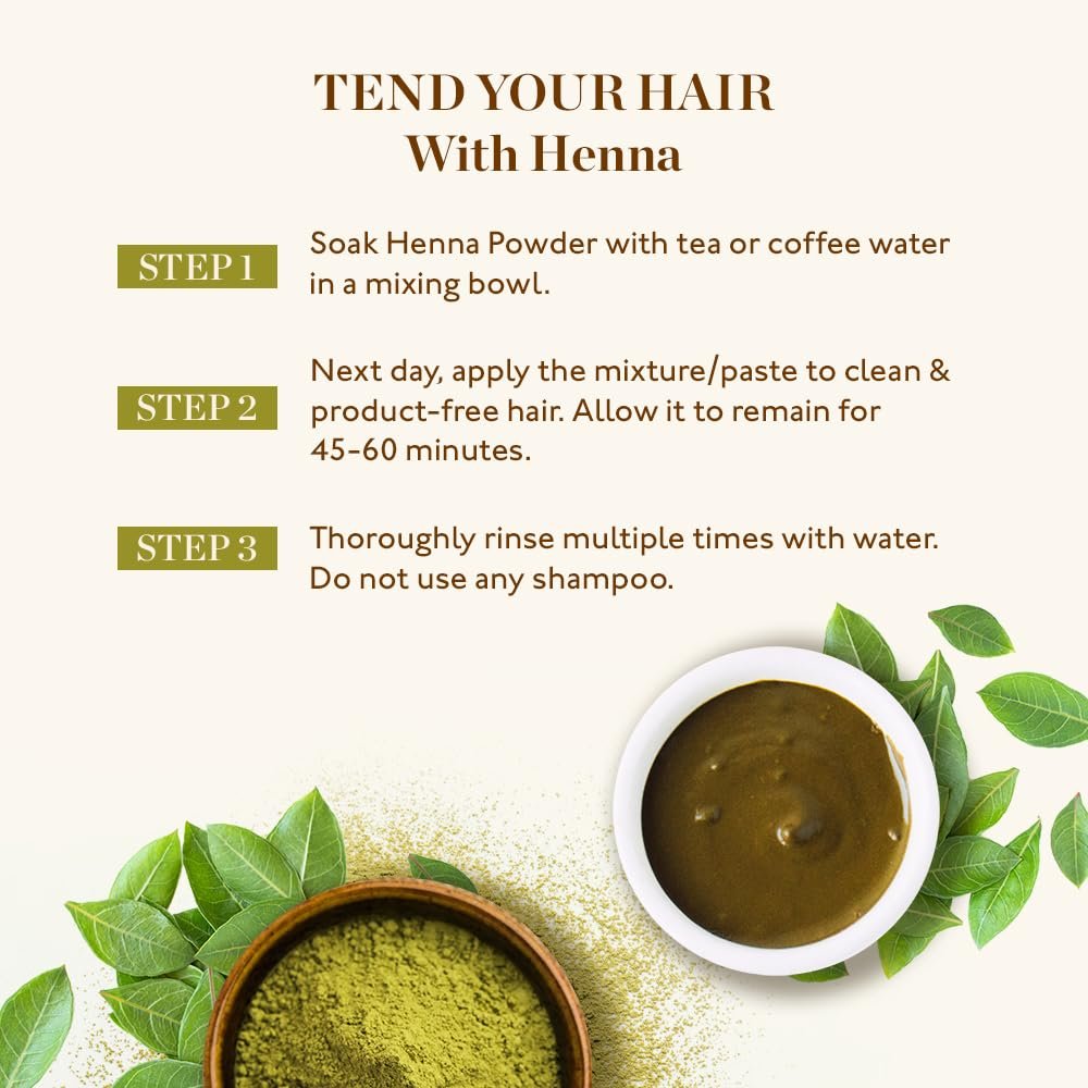 Kama Ayurveda 100% Organic Henna Powder - Natural Hair Color & Conditioner (100g) - görsel 9