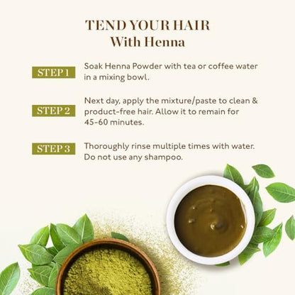 Kama Ayurveda 100% Organic Henna Powder - Natural Hair Color & Conditioner (100g)