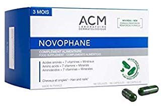 Novophane 180 Capsules – 3 Month Supply for Hair Regrowth & Nail Fragility – ACM Avelisse