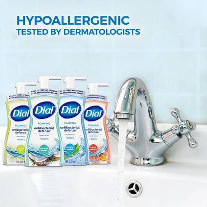 Dial Complete Foaming Anti-Bacterial Hand Wash Variety 4-Pack - Assorted Scents, 7.5 oz Each Avelisse