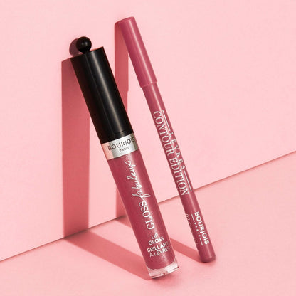Bourjois Contour Edition Lip Liner - #02 Coton Candy - Long-Lasting Pink Lip Liner for Women