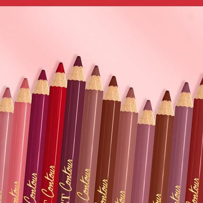 Bourjois Contour Edition Lip Liner - #02 Coton Candy - Long-Lasting Pink Lip Liner for Women