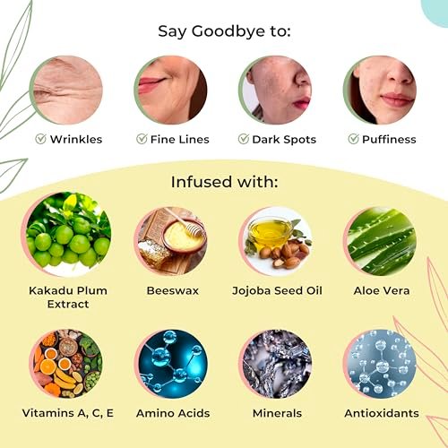 Jillaroo Natural Face Moisturizer with Kakadu Plum, Vitamins A, C, E & Antioxidants – 100g Face Cream for Dry Skin by Y-Not Natural - görsel 6