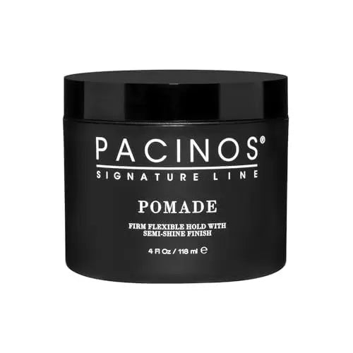 Pacinos Pomade - Flexible Hold, Frizz Control - High Shine Pomade for All Hair Types - 4oz Avelisse