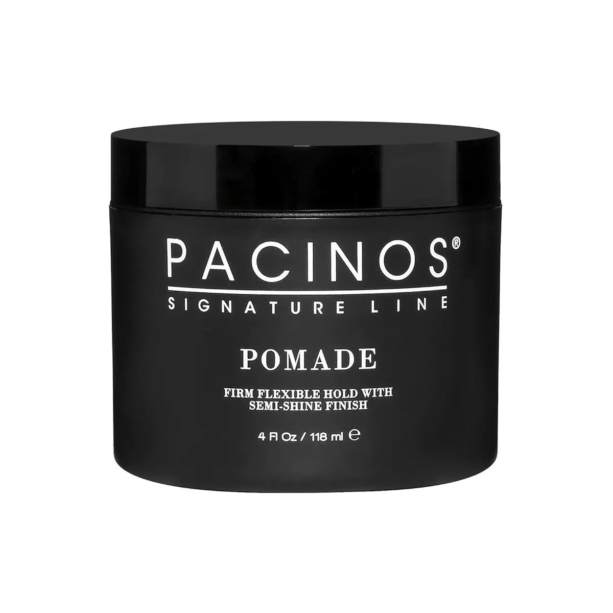 Pacinos Pomade - Flexible Hold, Frizz Control - High Shine Pomade for All Hair Types - 4oz Avelisse