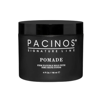Pacinos Pomade - Flexible Hold, Frizz Control - High Shine Pomade for All Hair Types - 4oz Avelisse
