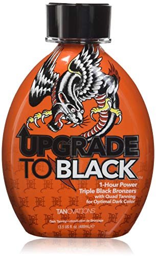 Ed Hardy Upgrade to Black Triple Black Bronzer - 13.5 oz | Intense Self Tanner for Deep, Dark Tan Avelisse