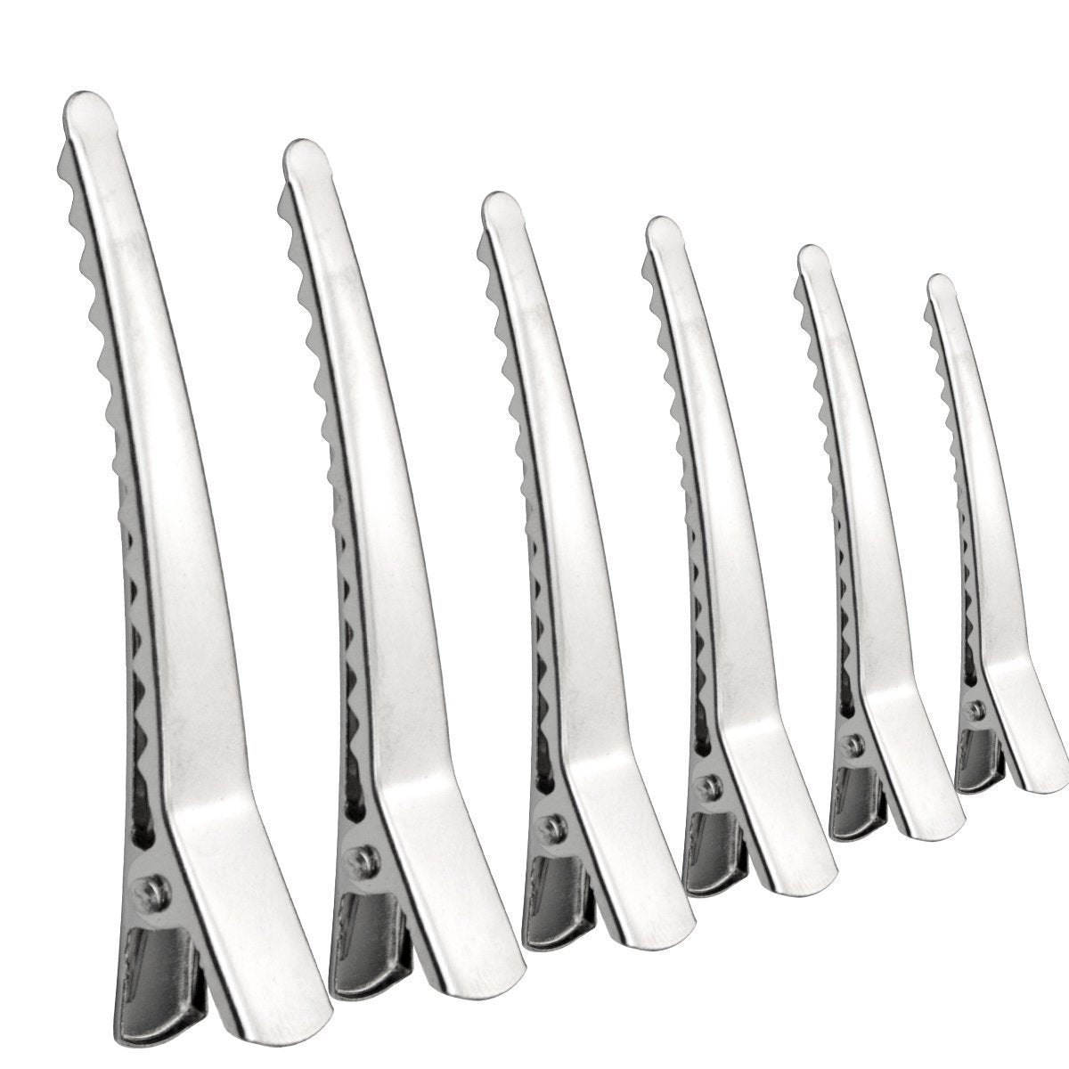 50 Pack Silver Metal Alligator Hair Clips - Marrywindix 2.36-Inch Hair Pins for Women, Girls & Hairdressers - görsel 9
