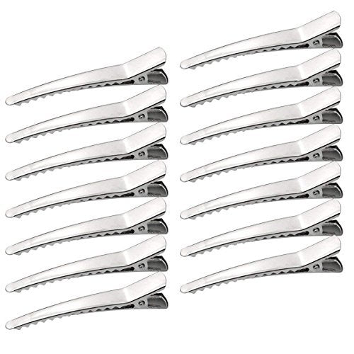 50 Pack Silver Metal Alligator Hair Clips - Marrywindix 2.36-Inch Hair Pins for Women, Girls & Hairdressers - görsel 2