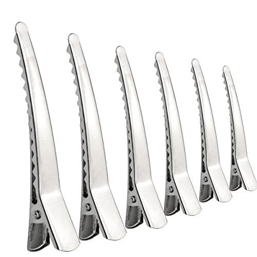 50 Pack Silver Metal Alligator Hair Clips - Marrywindix 2.36-Inch Hair Pins for Women, Girls & Hairdressers - görsel 10