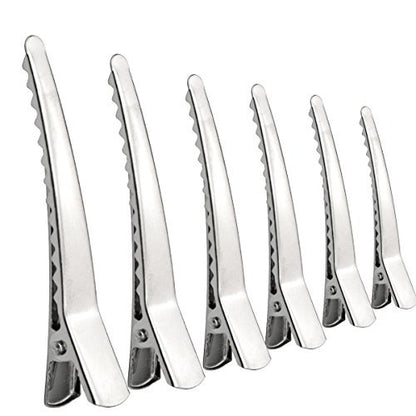 50 Pack Silver Metal Alligator Hair Clips - Marrywindix 2.36-Inch Hair Pins for Women, Girls & Hairdressers