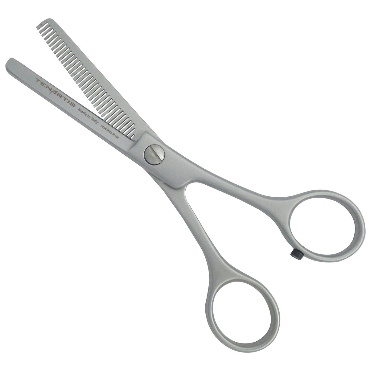 Stainless Steel Professional Hair Thinning Scissors - Made in Italy - görsel 1