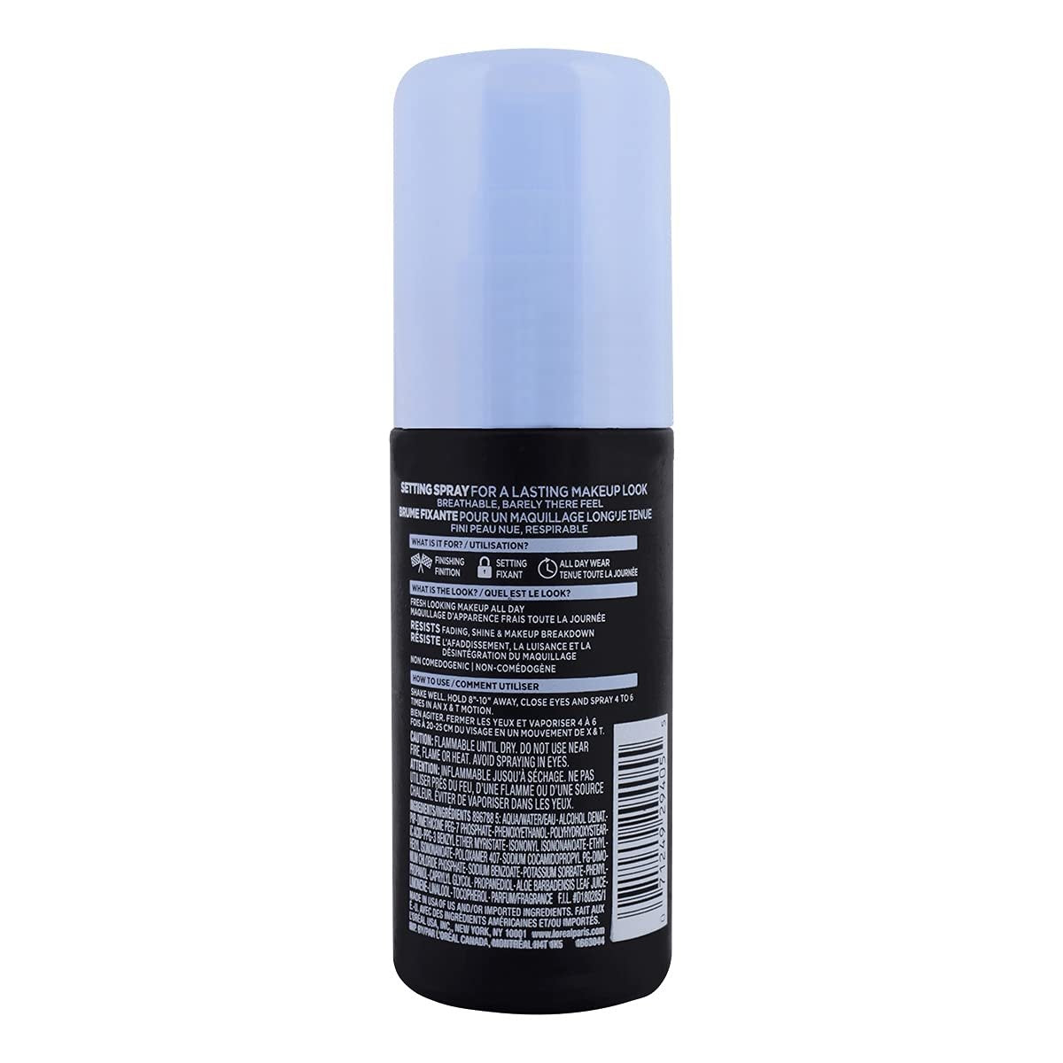 L'Oreal Paris Infallible Pro-Spray and Set Makeup Extender Setting Spray, 3.4 oz Avelisse