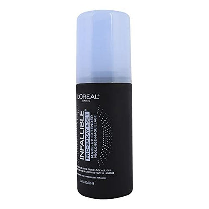L'Oreal Paris Infallible Pro-Spray and Set Makeup Extender Setting Spray, 3.4 oz Avelisse