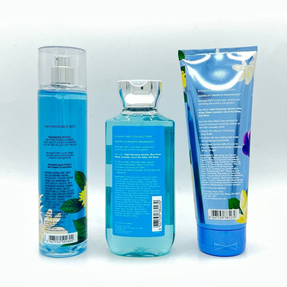 Bath & Body Works Moonlight Path Body Set – Shower Gel, Fine Fragrance Mist & Body Cream (3-Piece) Avelisse