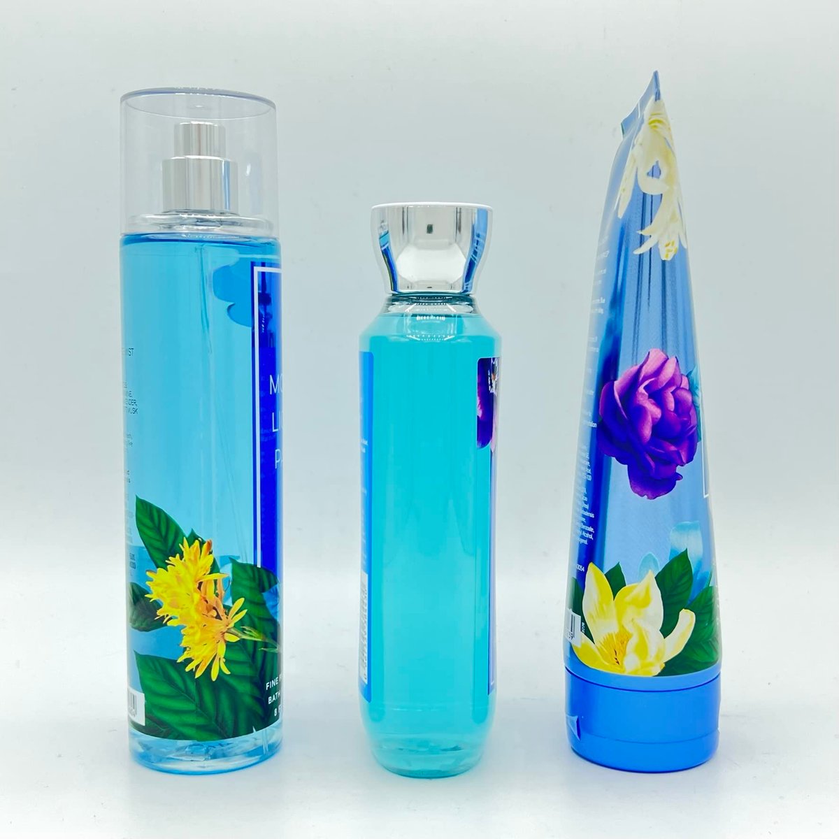 Bath & Body Works Moonlight Path Body Set – Shower Gel, Fine Fragrance Mist & Body Cream (3-Piece) Avelisse