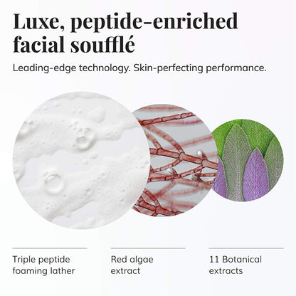 Le Mieux Peptide Foam Cleanser - Age Defying Face Wash with Marine Collagen & 3 Peptides for Glowing Skin, Foaming Cleanser for Dry Skin, 6 oz Avelisse