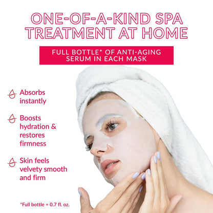 Hada Labo Tokyo Ultimate Anti-aging Facial Mask – Hydrating & Firming Sheet Mask, 0.7 oz Avelisse