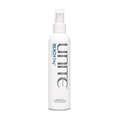 UNITE Hair BEACH Day Natural Sea Salt Spray – Tousled Texture, Thickness, Definition, Waves – 8 oz Avelisse