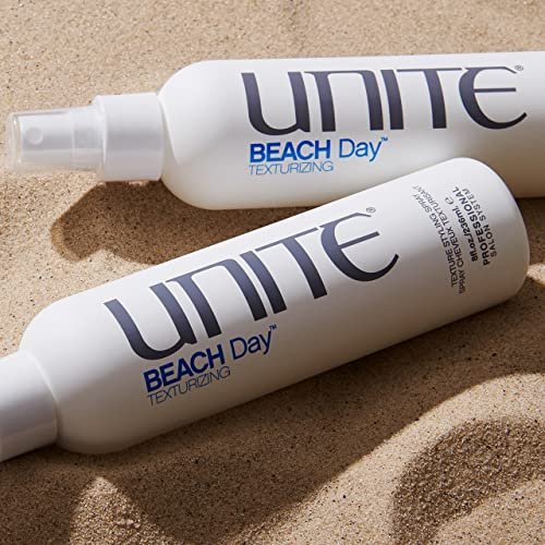 UNITE Hair BEACH Day Natural Sea Salt Spray – Tousled Texture, Thickness, Definition, Waves – 8 oz Avelisse