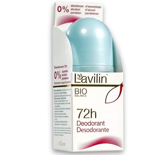 LAVILIN Roll On Deodorant - Aluminum Free, 72 Hour Odor Protection for Sensitive Skin - 2 oz - görsel 2