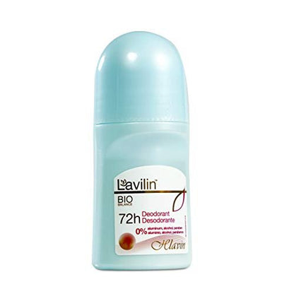 LAVILIN Roll On Deodorant - Aluminum Free, 72 Hour Odor Protection for Sensitive Skin - 2 oz