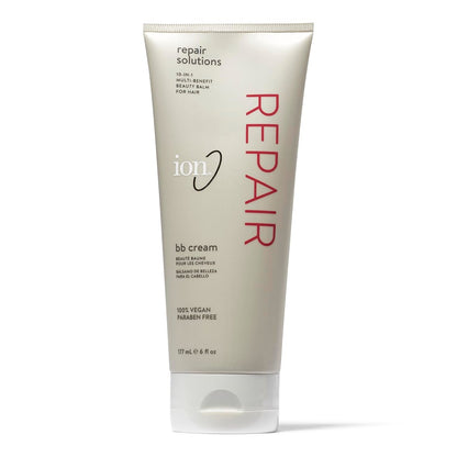 Ion Repair BB Cream Leave-In Conditioning Treatment - 6 fl oz | Paraben Free & Vegan Hair Mask for All Hair Types