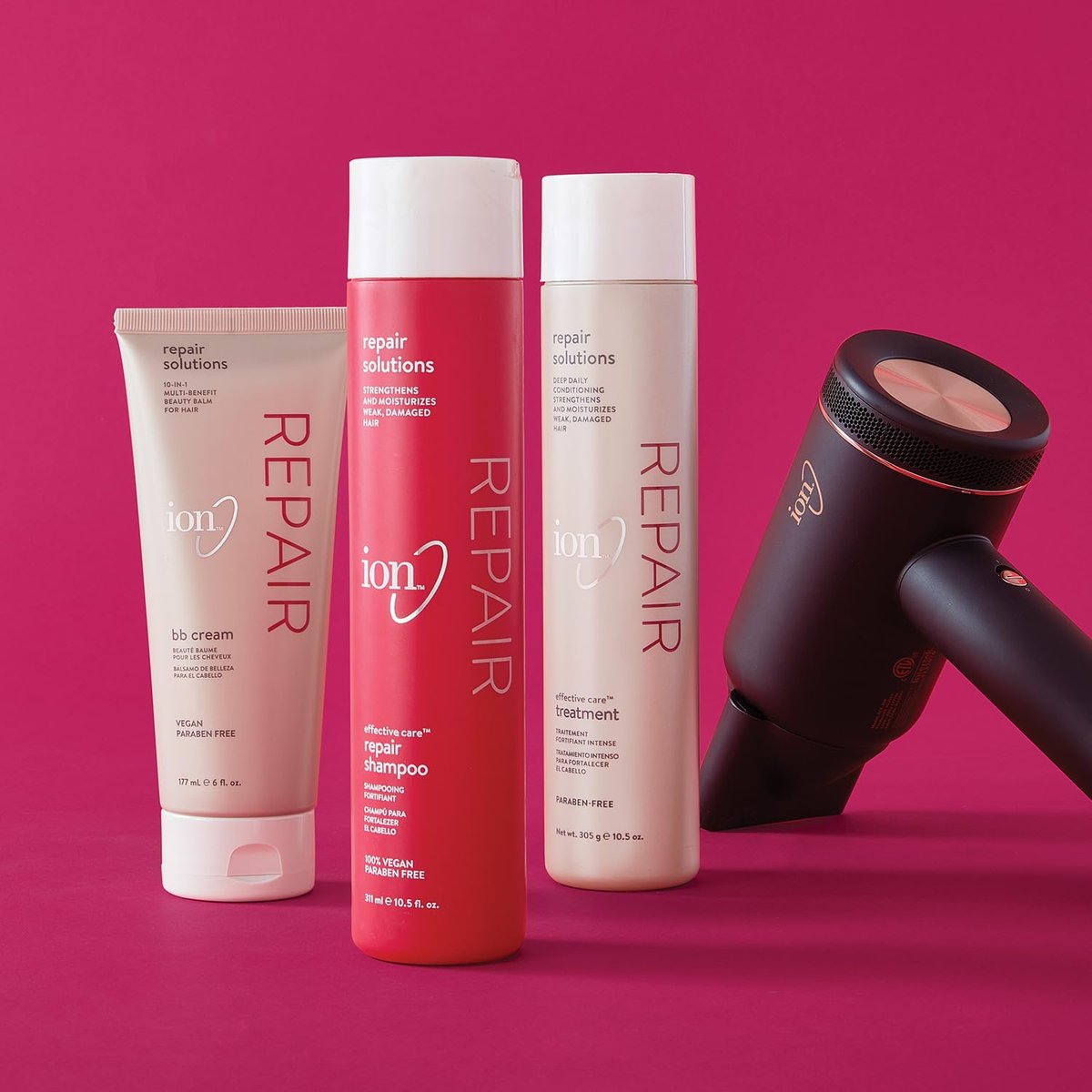Ion Repair BB Cream Leave-In Conditioning Treatment - 6 fl oz | Paraben Free & Vegan Hair Mask for All Hair Types - görsel 13