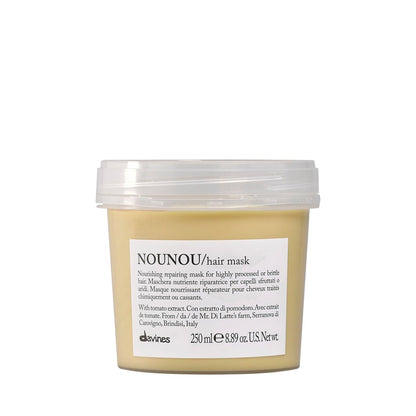 Davines NOUNOU Hair Mask – Restorative Treatment for Damaged, Chemically Treated Hair with Tomato Extract, 8.45 Fl Oz Avelisse