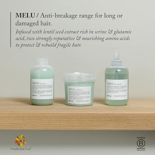 Davines MELU Shampoo, Elasticizing Anti-Breakage Gentle Cleansing Action for Long or Damaged Hair - 8.45 Fl Oz - görsel 10